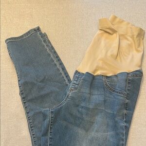 Blue Denim Maternity Jeans